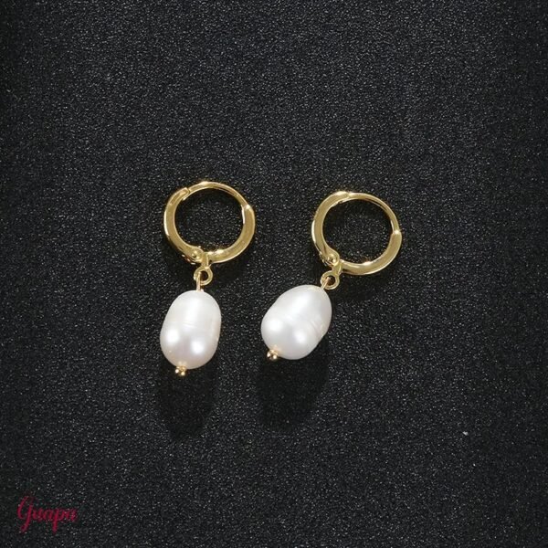 Argollas Goldfilled Perla