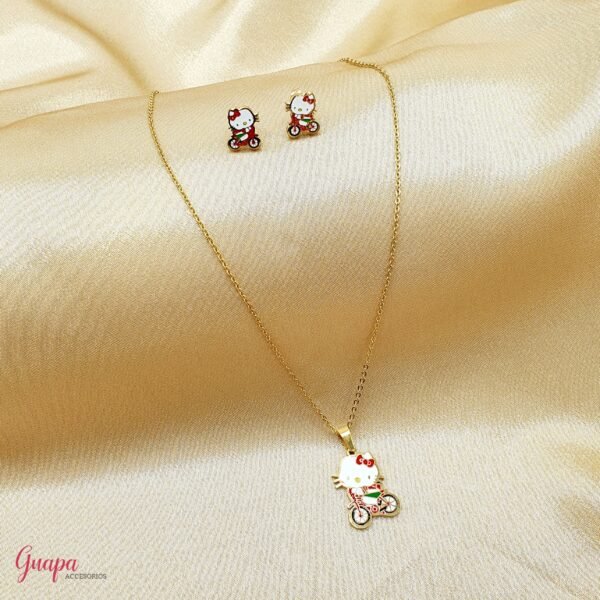 Juego Acero Hello Kitty