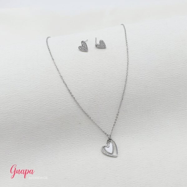 Juego Goldfilled Corazón