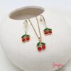 Juego Goldfilled Cereza